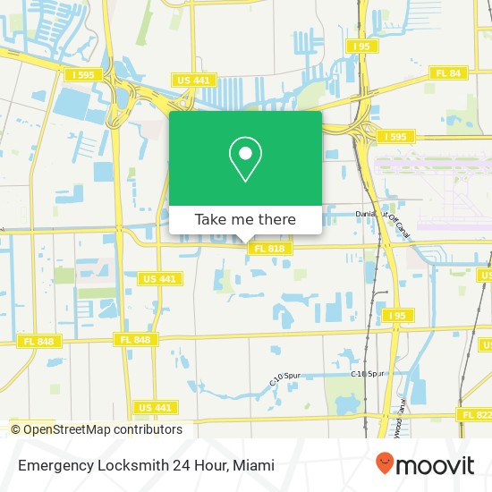 Emergency Locksmith 24 Hour map
