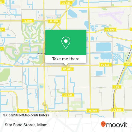Mapa de Star Food Stores