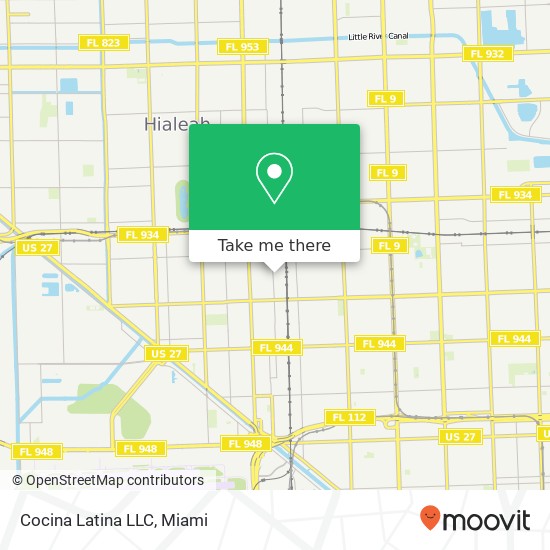 Cocina Latina LLC map