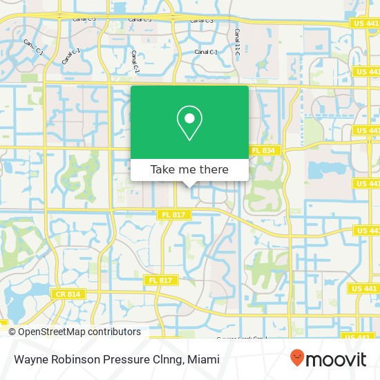 Wayne Robinson Pressure Clnng map