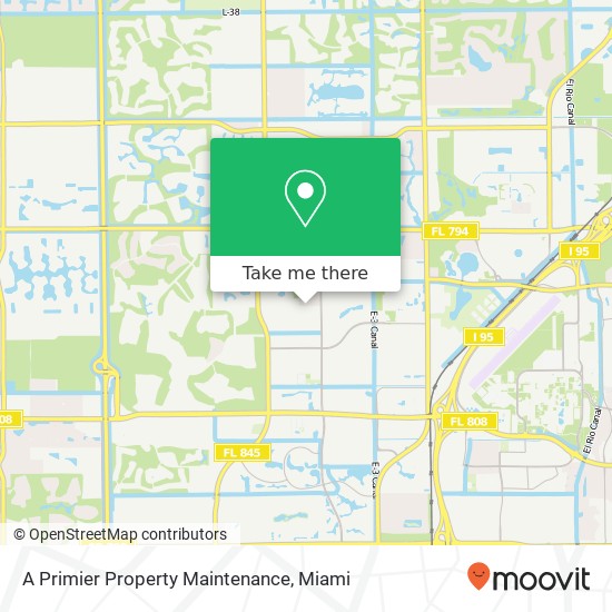 A Primier Property Maintenance map