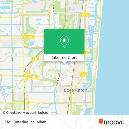McL Catering Inc map