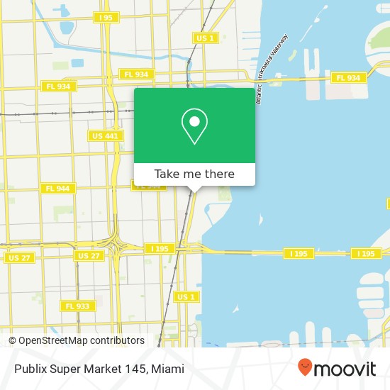 Mapa de Publix Super Market 145