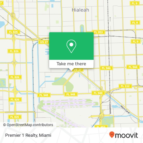 Premier 1 Realty map