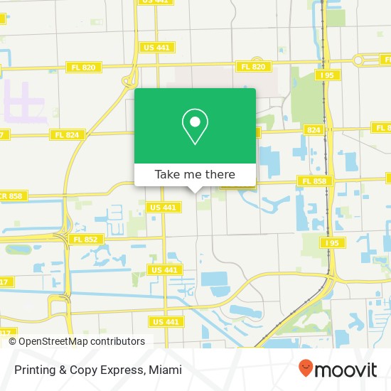 Mapa de Printing & Copy Express