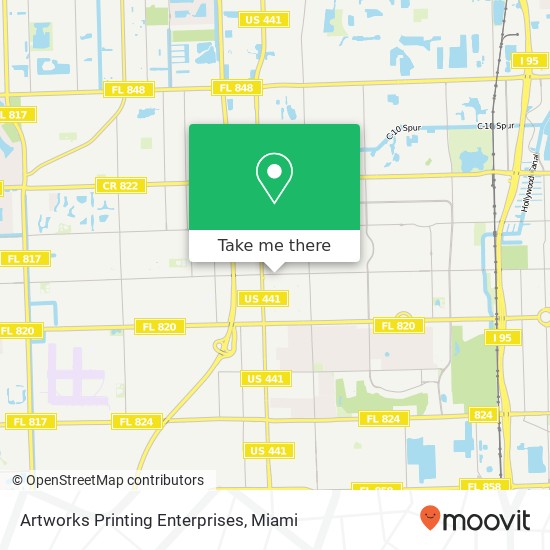 Mapa de Artworks Printing Enterprises