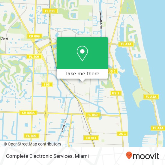 Mapa de Complete Electronic Services