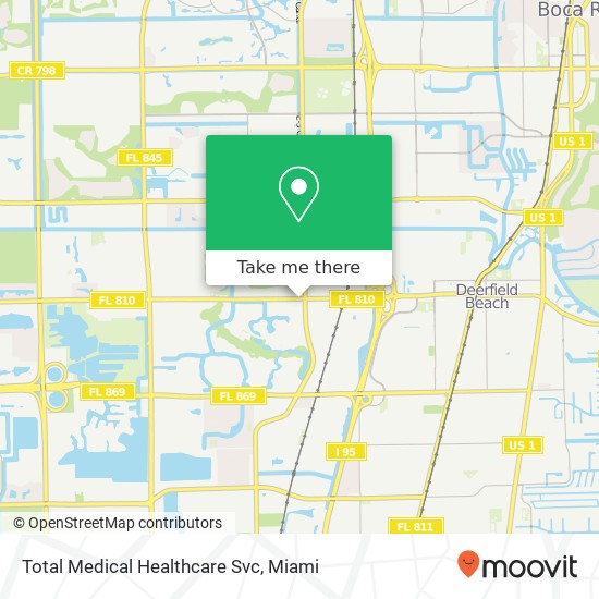 Total Medical Healthcare Svc map