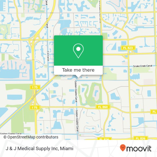 Mapa de J & J Medical Supply Inc