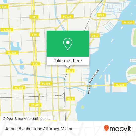 Mapa de James B Johnstone Attorney