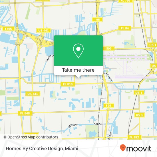 Homes By Creative Design map