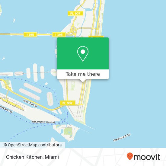 Mapa de Chicken Kitchen