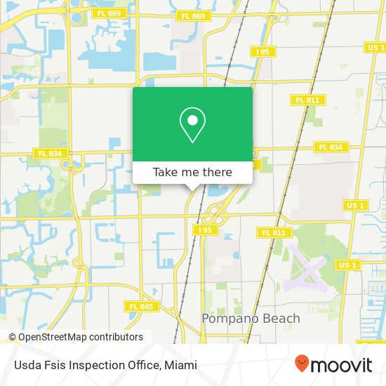 Mapa de Usda Fsis Inspection Office