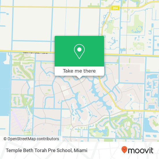 Mapa de Temple Beth Torah Pre School