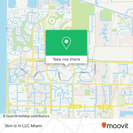 Skin Is In LLC map