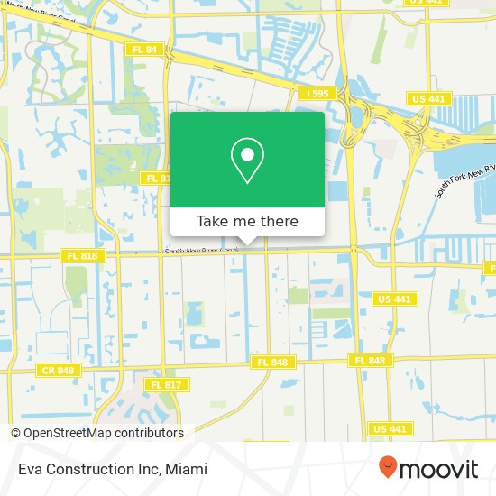 Eva Construction Inc map