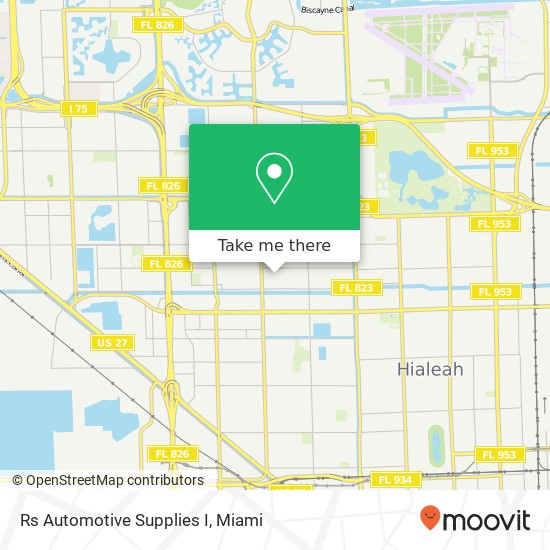 Rs Automotive Supplies I map