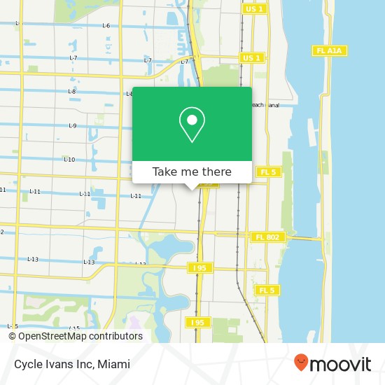 Cycle Ivans Inc map