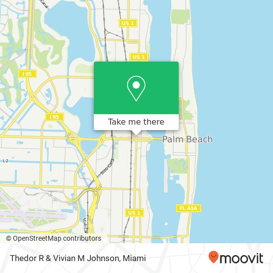 Thedor R & Vivian M Johnson map