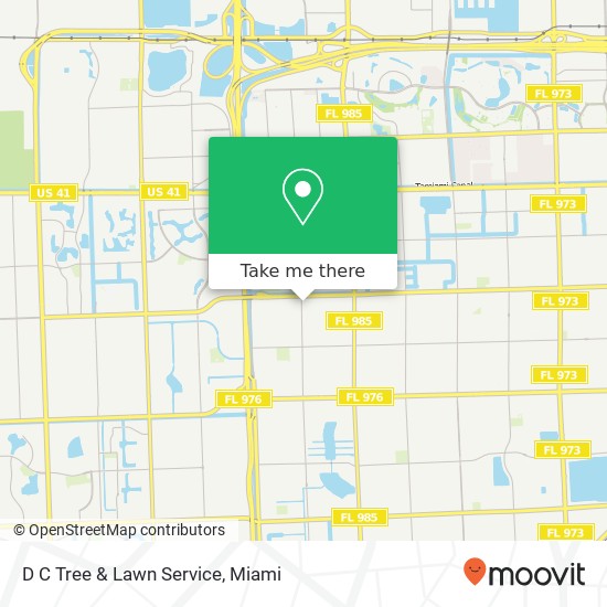 D C Tree & Lawn Service map