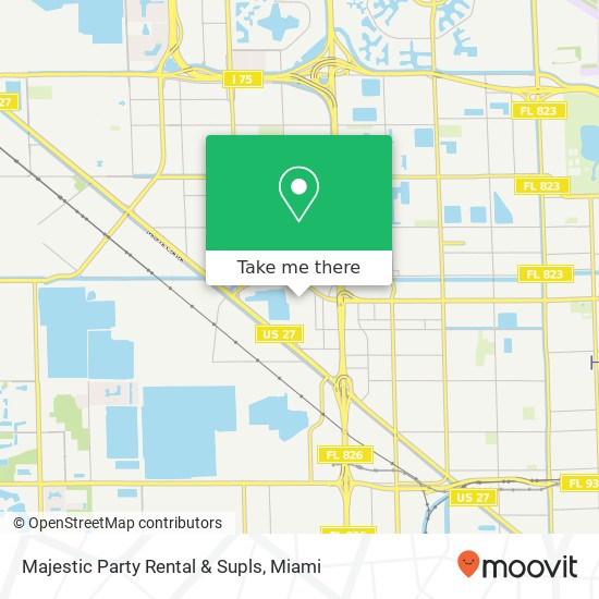 Majestic Party Rental & Supls map