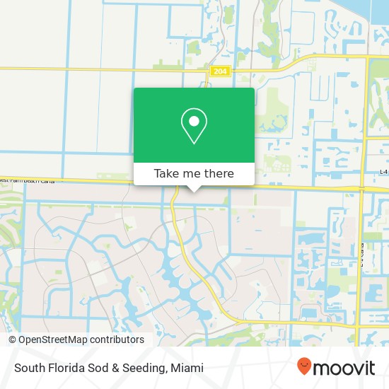 Mapa de South Florida Sod & Seeding