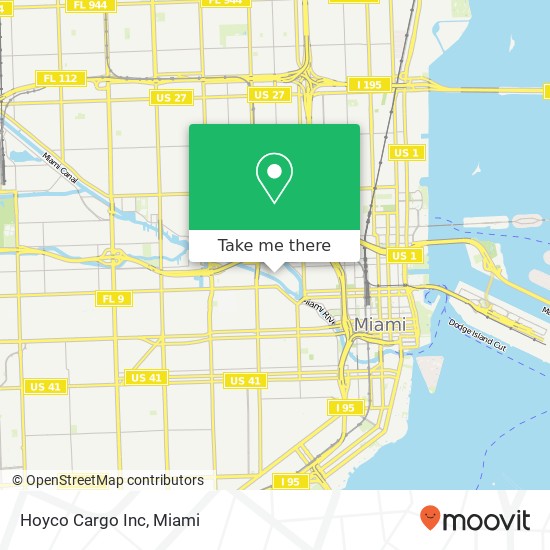 Mapa de Hoyco Cargo Inc