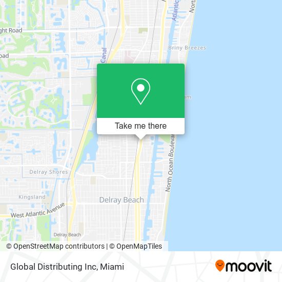 Global Distributing Inc map