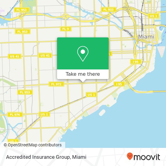 Accredited Insurance Group map