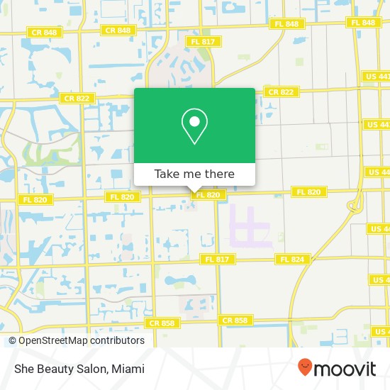 She Beauty Salon map