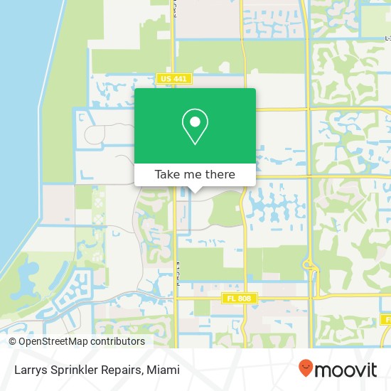 Mapa de Larrys Sprinkler Repairs