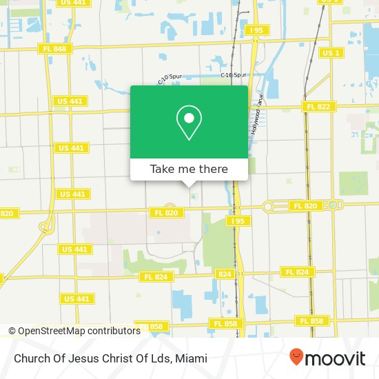 Mapa de Church Of Jesus Christ Of Lds