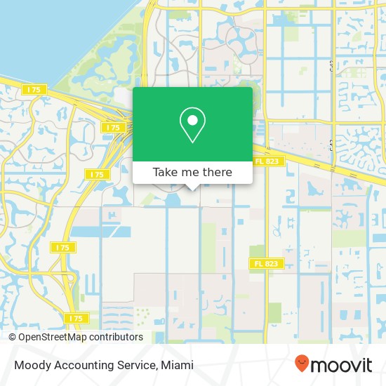 Mapa de Moody Accounting Service