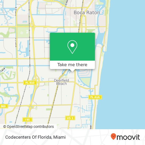 Codecenters Of Florida map