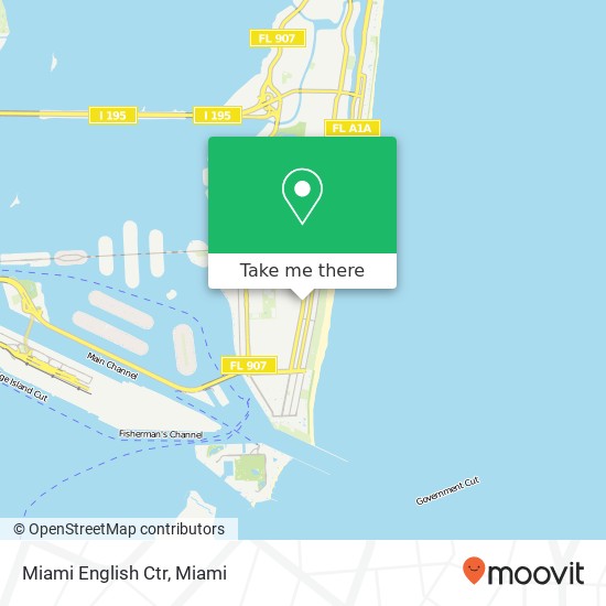 Mapa de Miami English Ctr