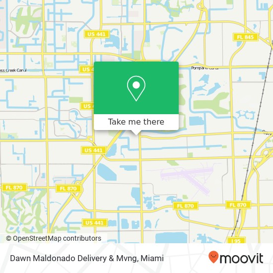 Dawn Maldonado Delivery & Mvng map