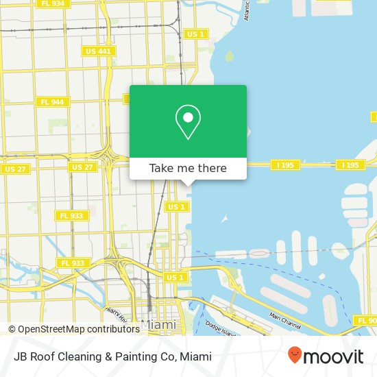 JB Roof Cleaning & Painting Co map