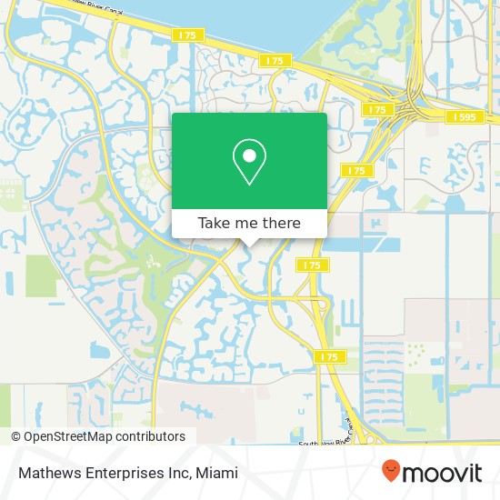 Mathews Enterprises Inc map