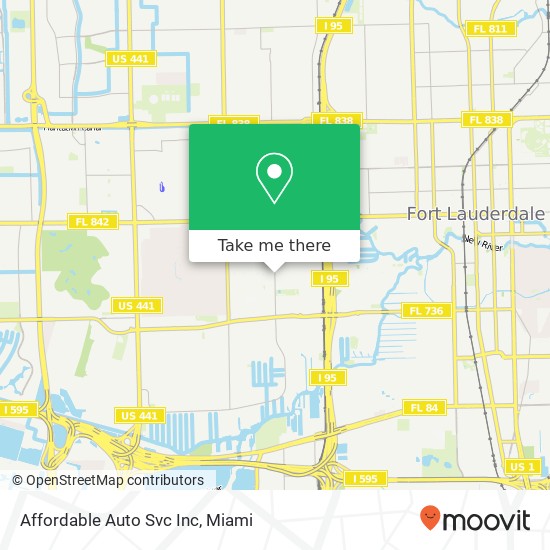 Affordable Auto Svc Inc map