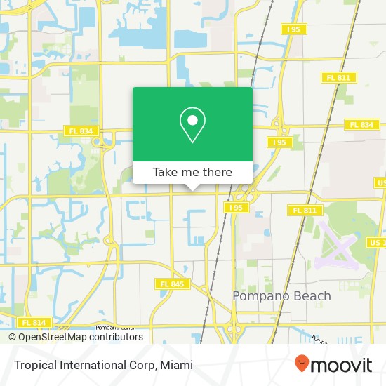 Tropical International Corp map
