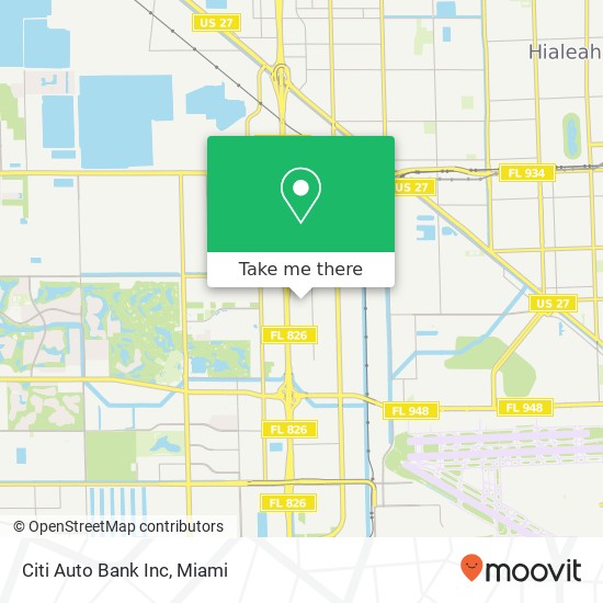 Citi Auto Bank Inc map