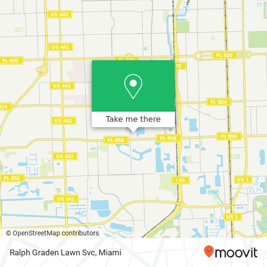 Ralph Graden Lawn Svc map