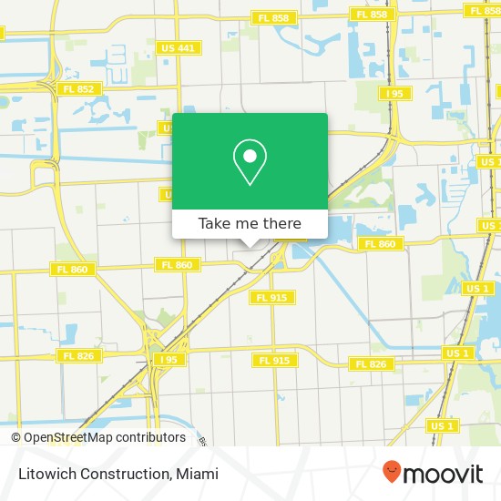 Litowich Construction map