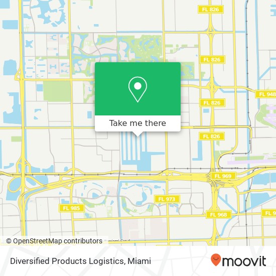 Mapa de Diversified Products Logistics