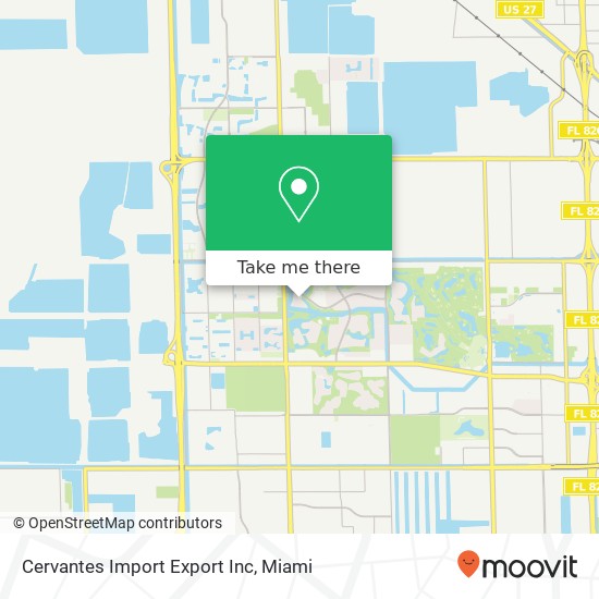 Cervantes Import Export Inc map