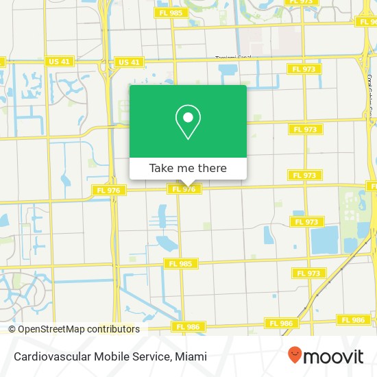 Cardiovascular Mobile Service map