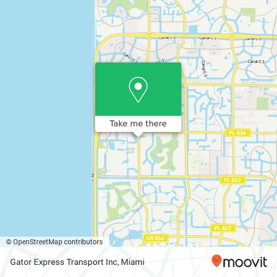 Gator Express Transport Inc map