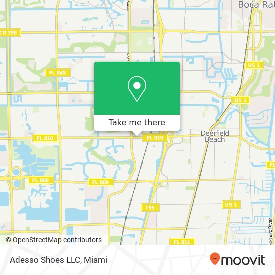 Adesso Shoes LLC map