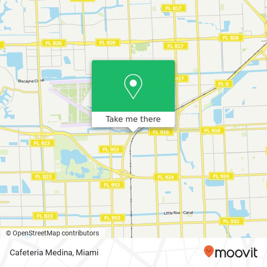 Mapa de Cafeteria Medina