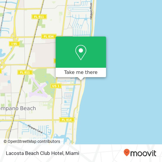 Mapa de Lacosta Beach Club Hotel